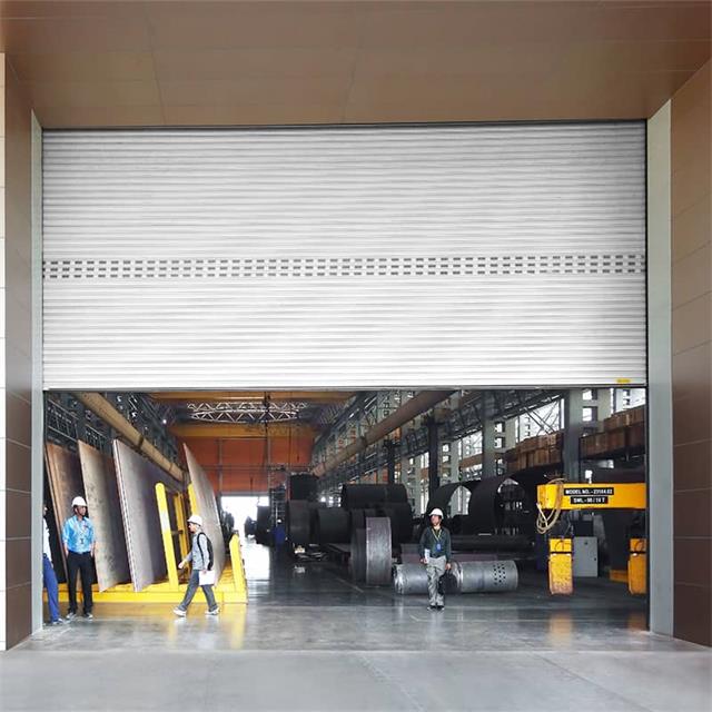 galvanised insulated rolling shutters